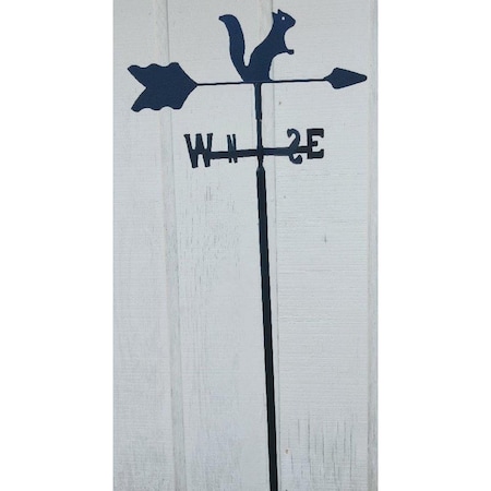 The Lazy Scroll Squirrel Garden Mount Weathervane TH330985